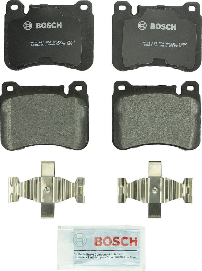 BOSCH BP1121 QuietCast Premium SemiMetallic Disc Brake Pad Set  Compatible with Select MercedesBenz C230 C240 C280 C320 CLK350 SLK350 FRONT